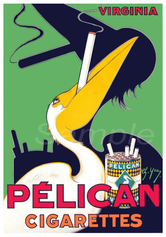 pelican cigarettes print