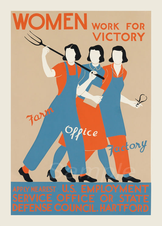 1940 Women Work For Victory